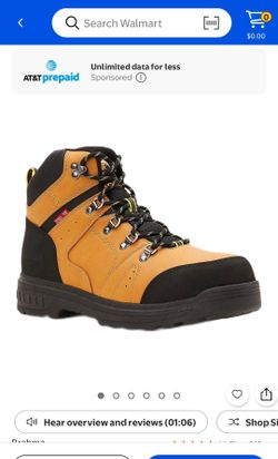 Steel Toe Work Boots Size 11