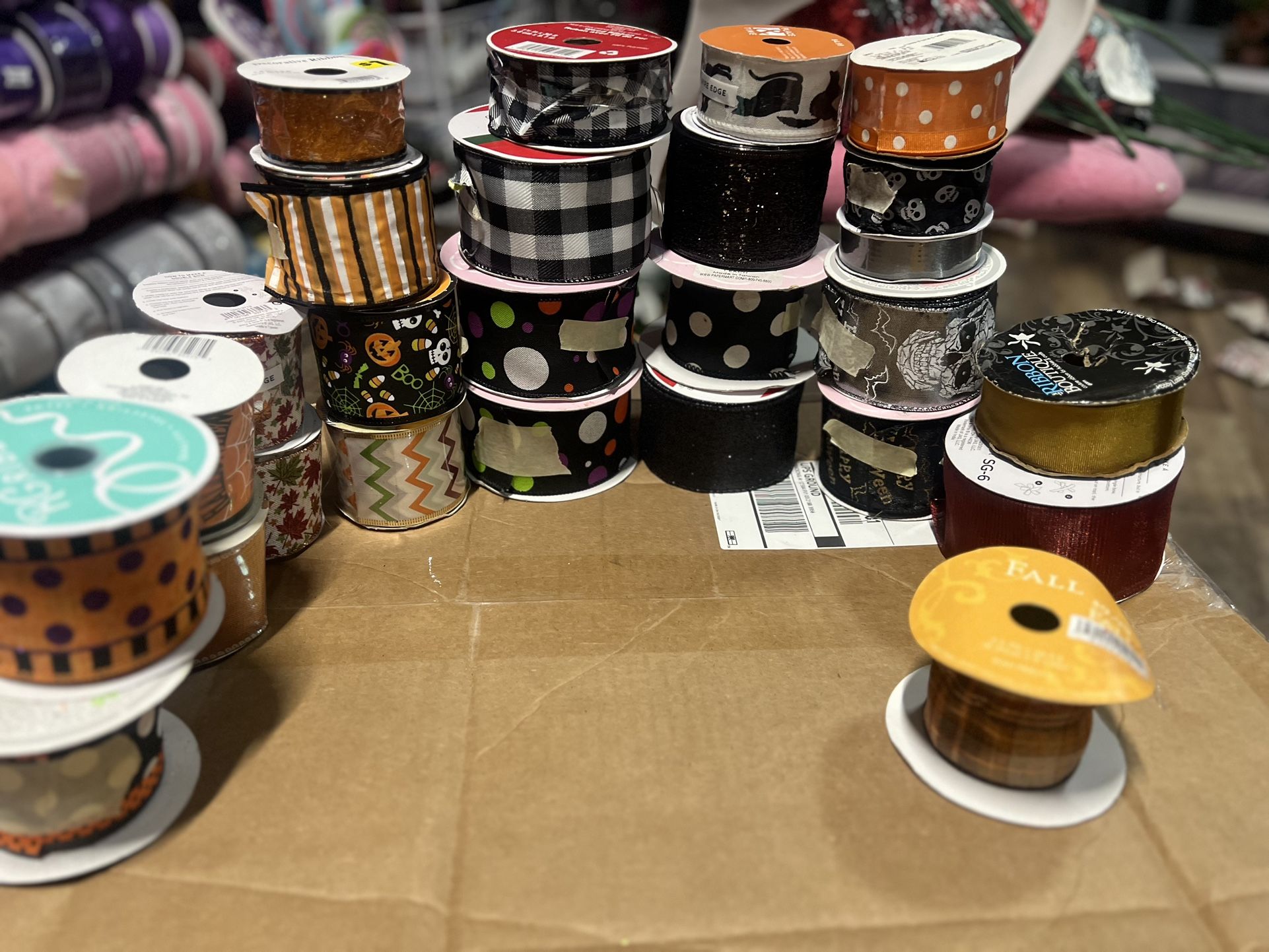 Fall Ribbon For Crafting