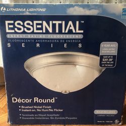 LA LITHONIA LIGHTING ESSENTIAL Décor Round Ceiling Light 