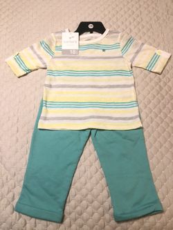 New Carter’s Girl’s Pant Outfit 18 months