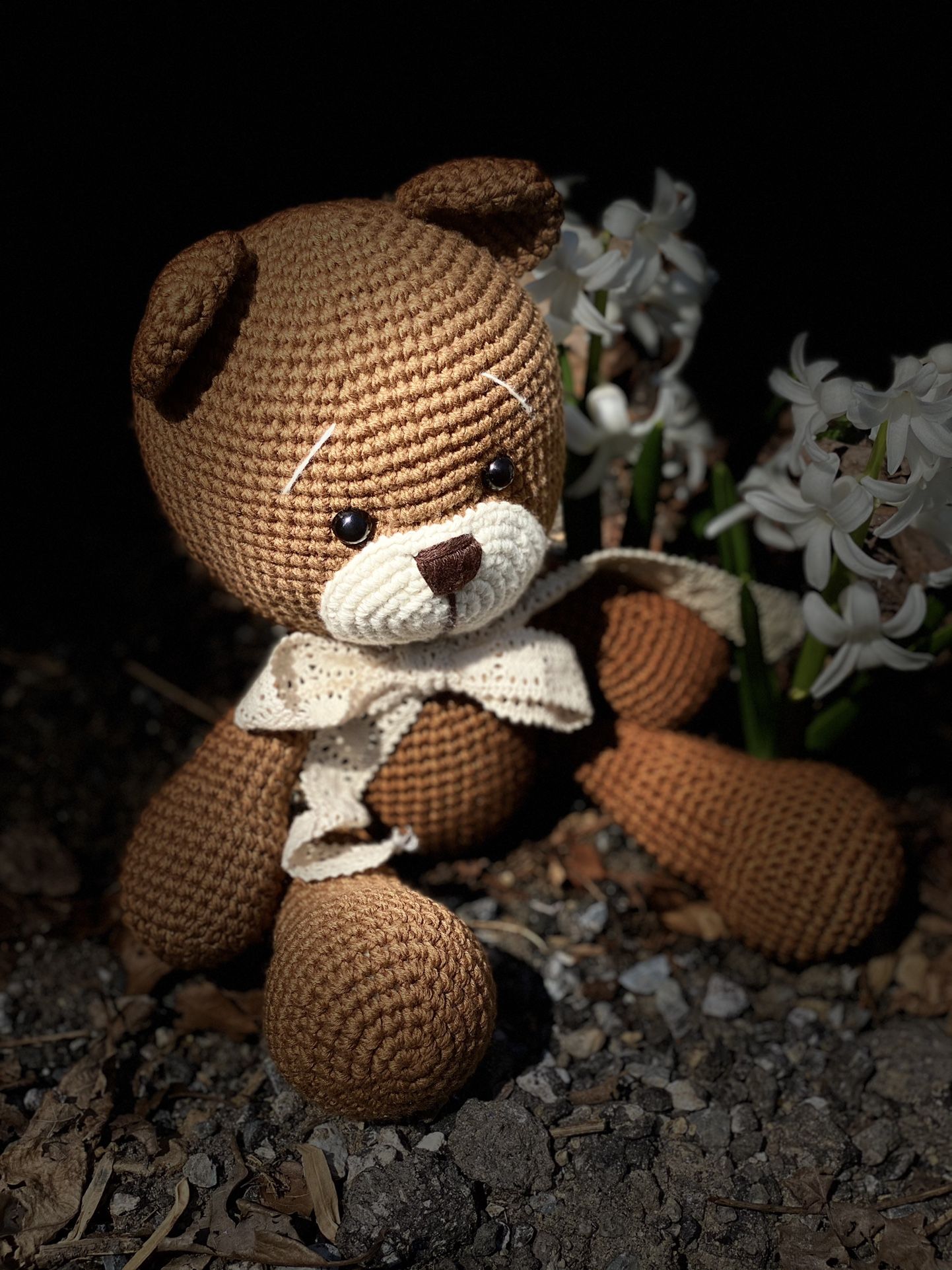 Crochet Teddy Bear Toy Handmade