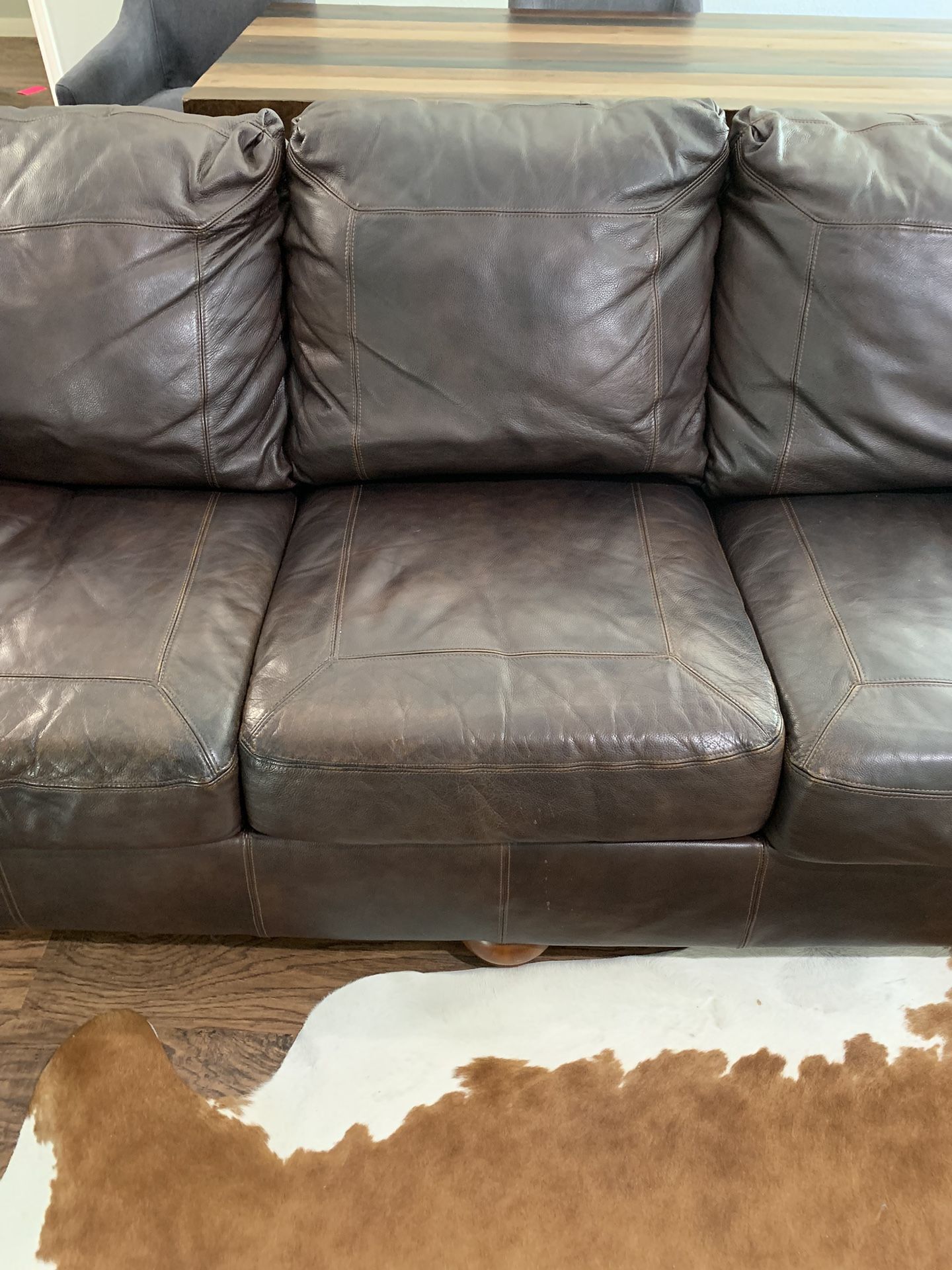Ashley Furniture Leather Couch