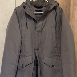 Everlane parka Jacket Unisex XS grey Neutral