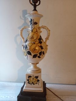 1950s Beautiful Porcelain Lamp. Make an offer.