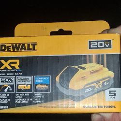 New Dewalt XR Powerstack 5 AH Battery