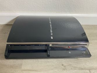 (For Parts or Repair) - PlayStation 3 PS3 CECHE01 Backwards Compatible Console WHEN PLUGGED IN RED LIGHT STAYS BLINKING