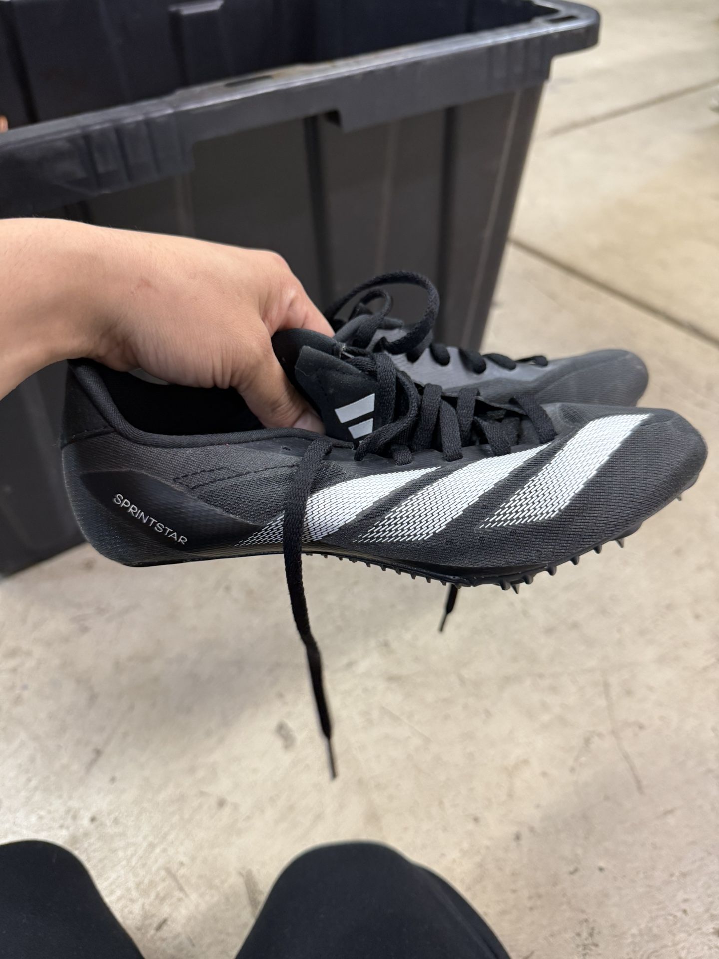 Adidas Track And Field Shoes Size 4.5 Youth Big Kid $30
