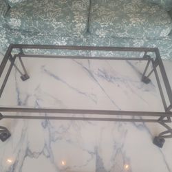Wrought Iron Coffee and End Table