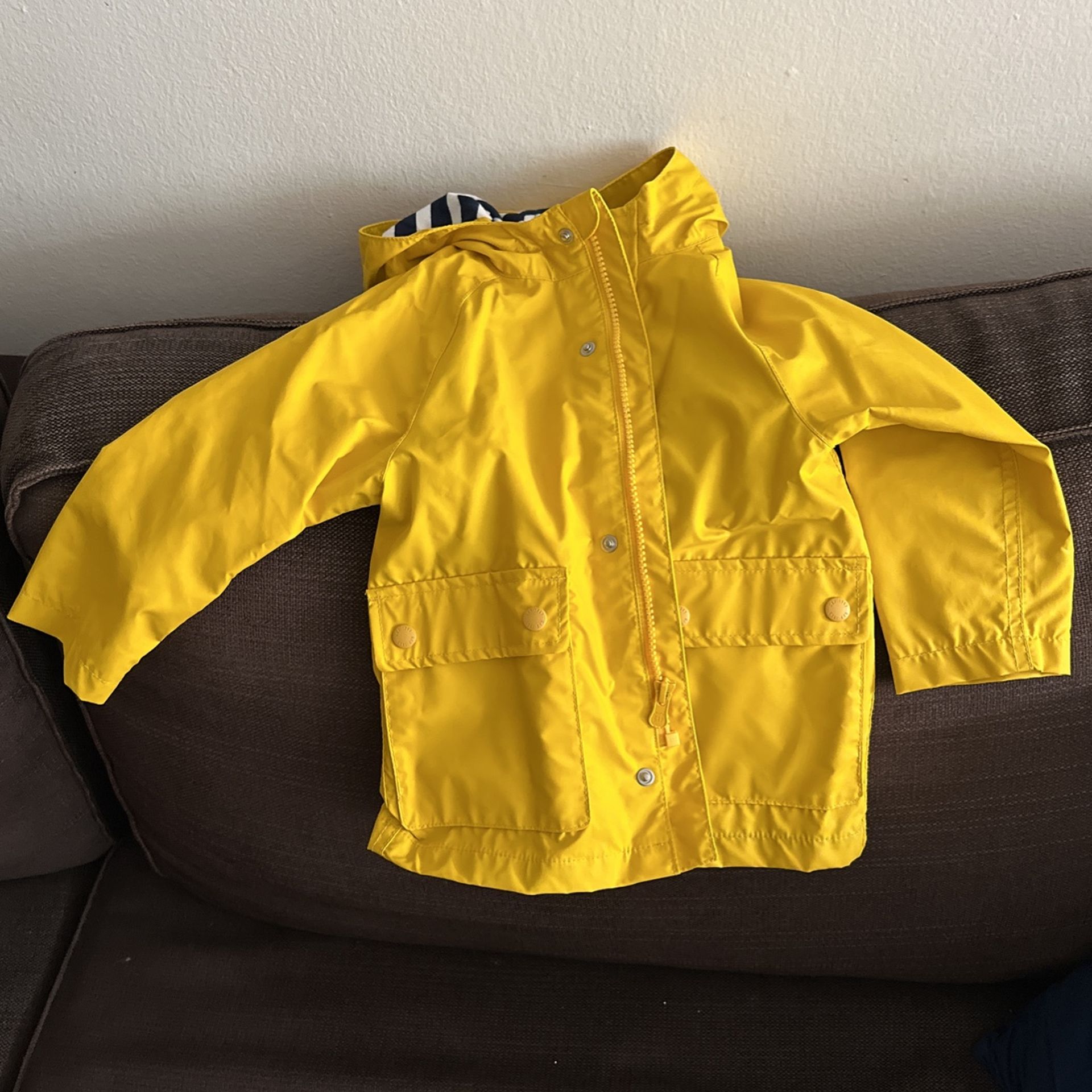 Yellow raincoat Baby Gap size 2T