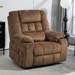 New ay Flat Lift Chair With Heat And Massage, Reclining To 180, Adjustable Headrest And Lumbar
