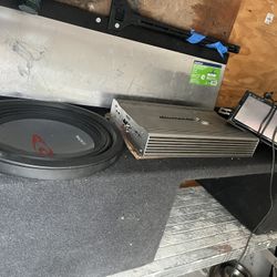 Subwoofer Amp And Screen 