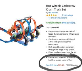 Hot wheels big track like NEW