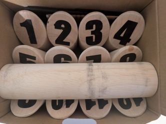Wooden Lawn Bowling