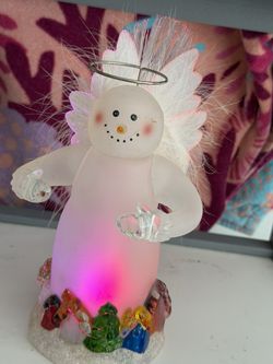 Vintage Line Up Snowman