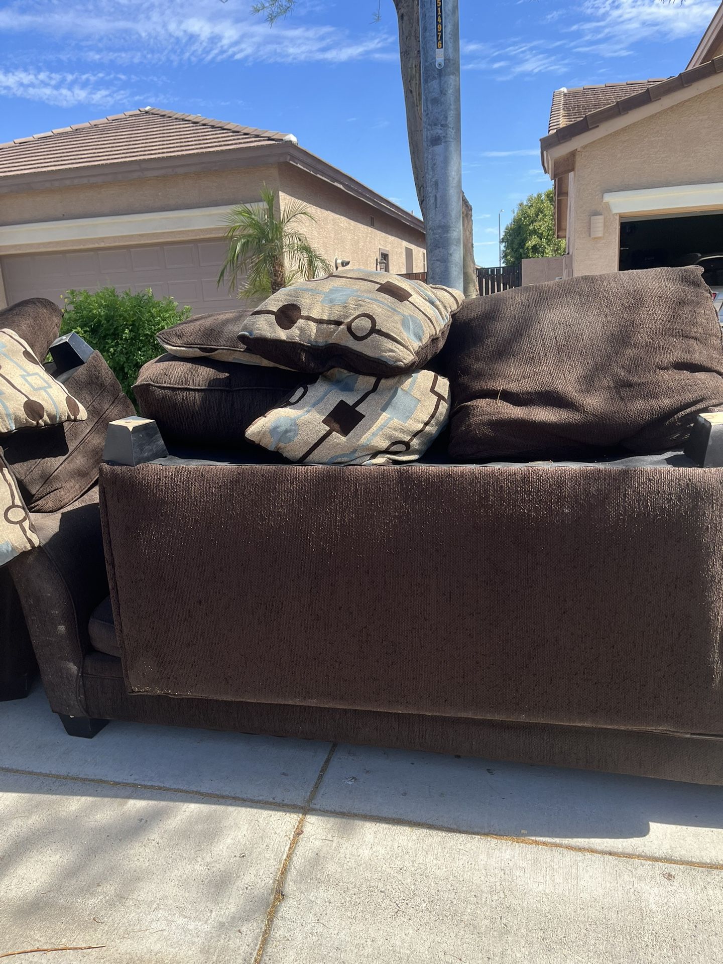 Brown Living Room Set