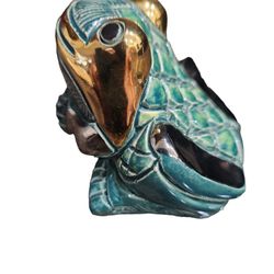 Rinconada Design Green , Gold and Platinum Frog