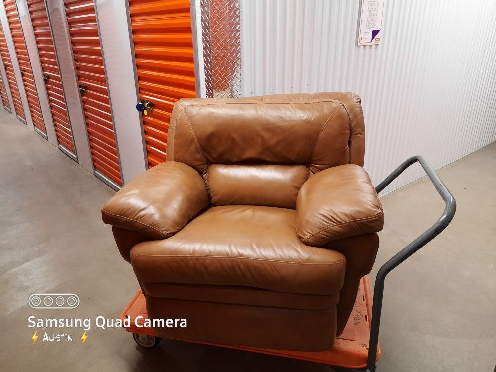 Leather Recliner Supersoft Deerskin Sofa Chair Electric