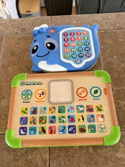 LeapFrog Touch & Learn Nature ABC Board + Fisher-Price Number Toy
