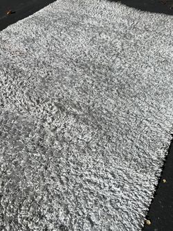 Shag Carpet Throw Rug 