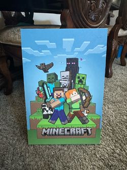 Minecraft Canvas Poster Print