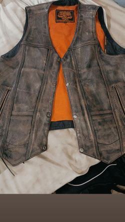 Milwaukee leather vest/ XXL