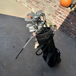 Beginner Golf Club Set w/ Stand Bag – Mixed Set – $50 