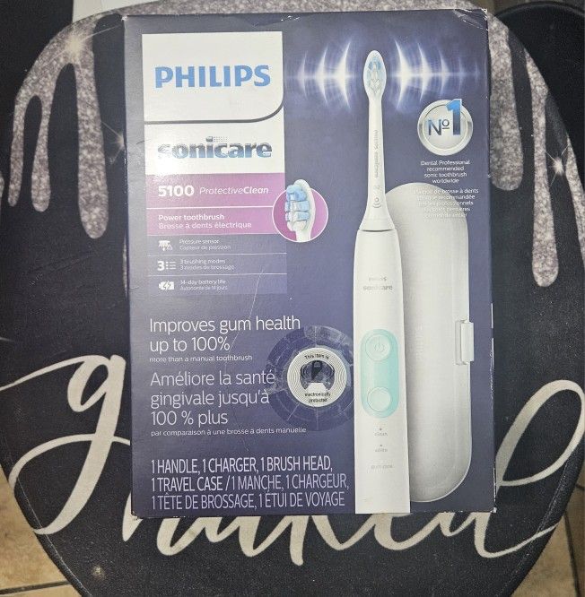 Phillips Sonicare Toothbrush 5100. Retail:$110 Asking:$75 Obo