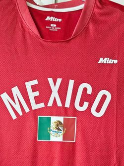 Mexico Red Soccer Jersey – MEDIUM - $25 - Diamond Pattern, Moisture-Wicking Performance