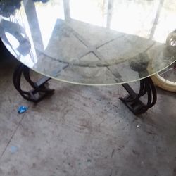 Glass  Table