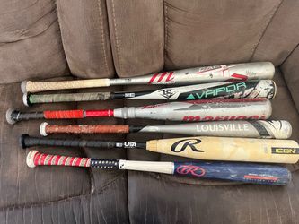 7 Used Baseball Bats