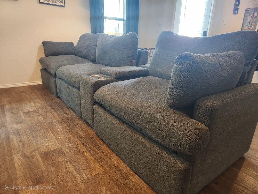 Living Spaces Modular Sofa