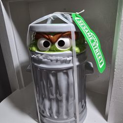 Brand New Oscar The Grouch 12" Cookie Jar