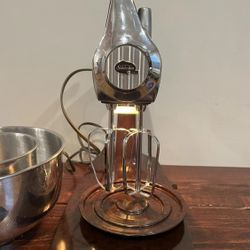 Sunbeam Standing Mixer Vista Mixmaster 12 Speed Brown Chrome Vintage Retro