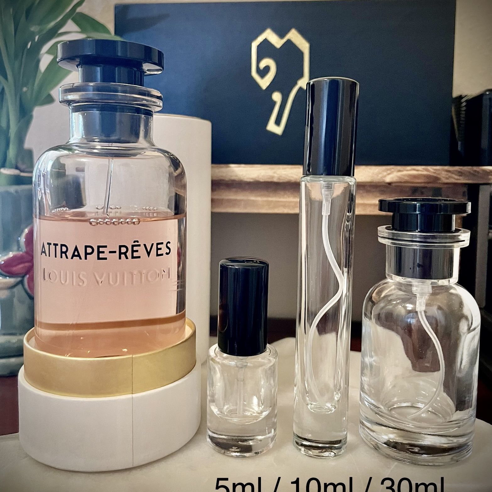LOUIS VUITTON ATTRAPE-RÊVES 5ml Black Atomizer Spray Perfume $28.92 -  PicClick