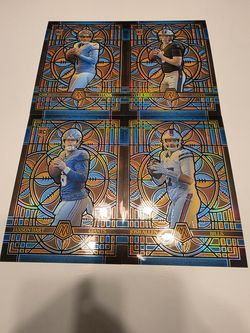 2025 Panini Mosaic Stained Glass Oversized Jumbo 9 Card NFL Lot
