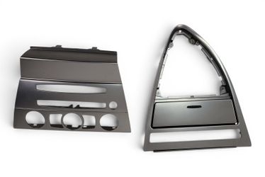 2006-2007 BMW 650i Front Center Console Tray Cover Metallic, 51-45-7-073-721, 51