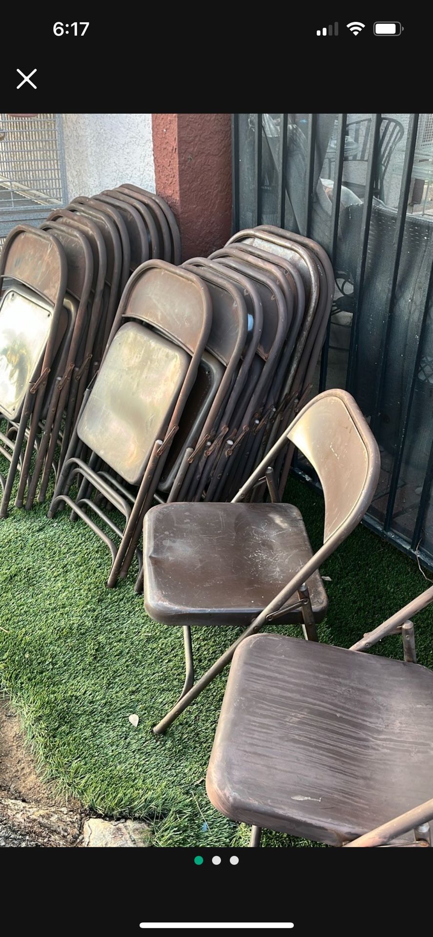 20 Metal Chairs.