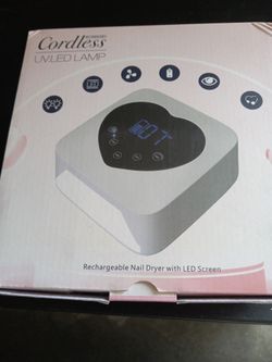 Nail Dryer Led Lamp New In Box X $20