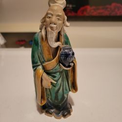 Very Cool Chinese Mudman Statue.