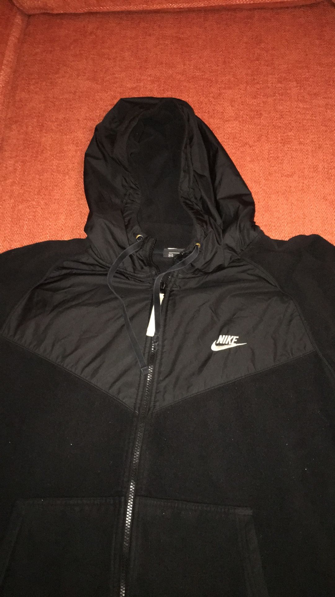 Nike Tech Black Warm Up Jacket.