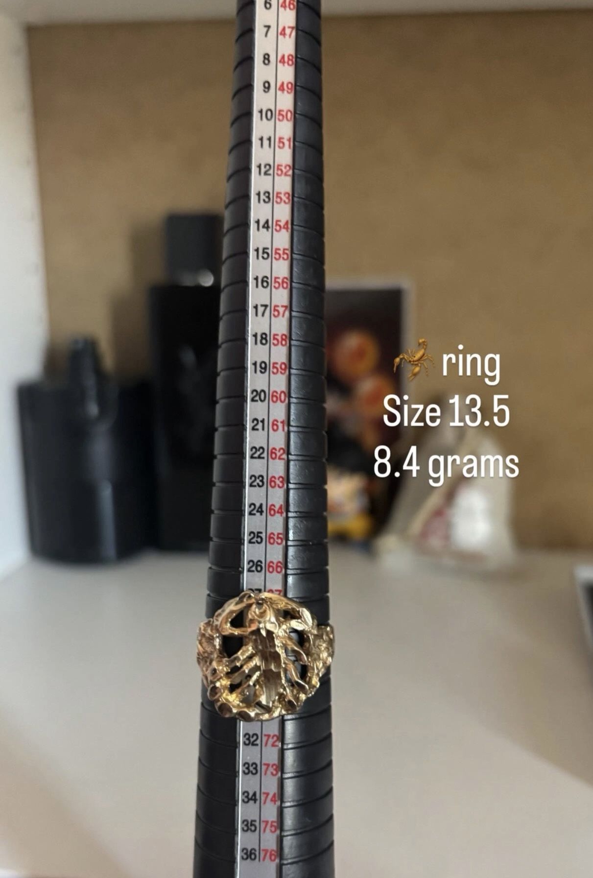 10k Scorpion Ring