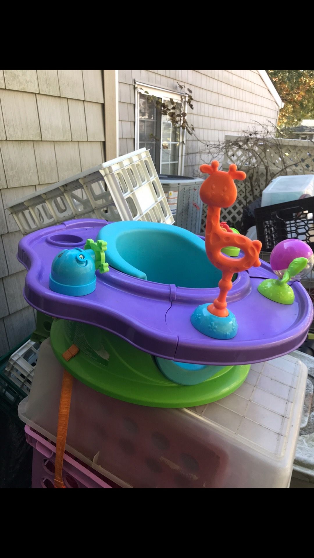 Very nice baby chair with activities only $20 firm