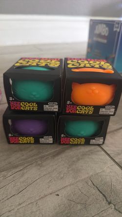 Nee Doh Cool Cats Squishy Toys
