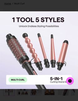 wavytalk 5-in-1 curling iron
