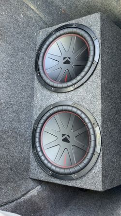 Dual Kicker Subwoofers in Ported Box