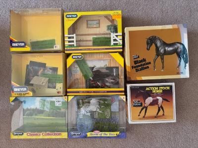 BREYER HORSE VINTAGE (EMPTY BOXES) - LOT OF EIGHT (8) - $10