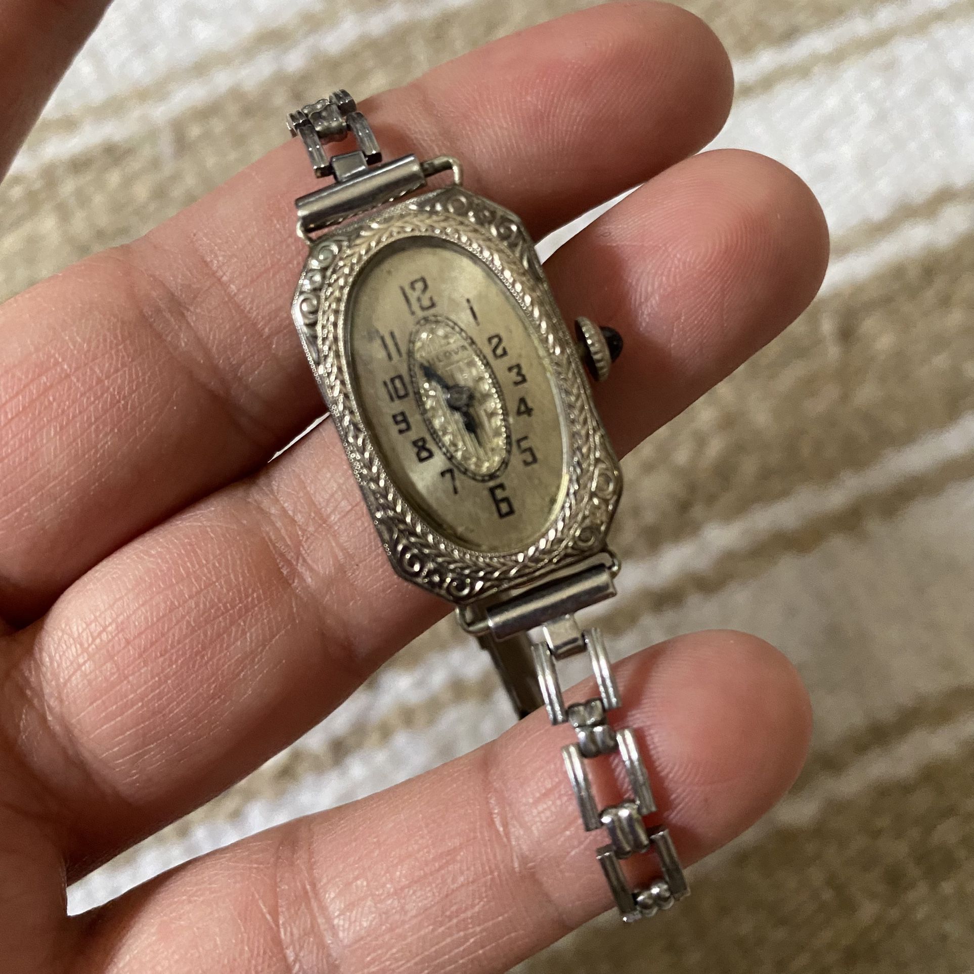 14K Gold Filled Bulova Art Deco 1920’s Watch
