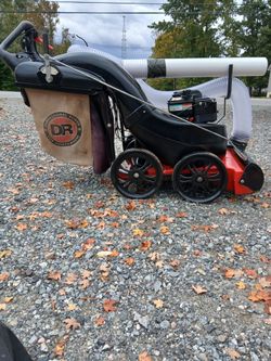 Recondition dr self propelled electric start leaf vacuum