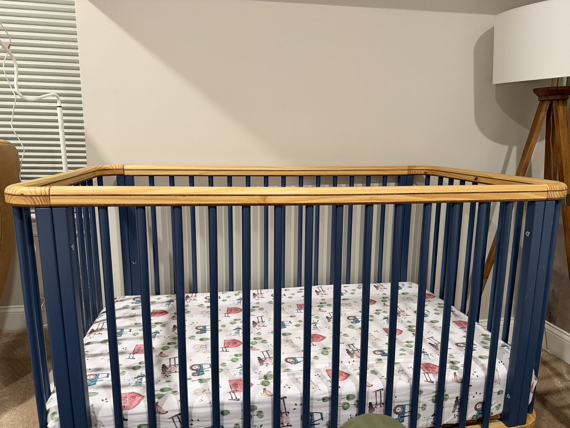 Complete Nursery Sleep Set - Nestig Candy Cloud 3-in-1 Crib + Newton Waterproof Crib Mattress + more