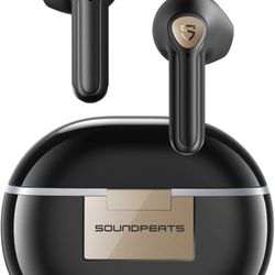 SoundPEATS Wireless Earbuds Air3 Deluxe HS with Hi-Res Audio Certification and LDAC Codec, Bluetooth 5.2 Earphones with 4 Mics and ENC for Calls, 14.2